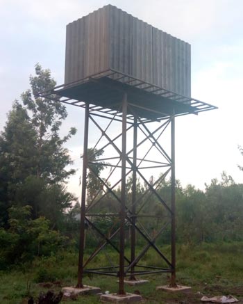 development projects africa builds new water tower